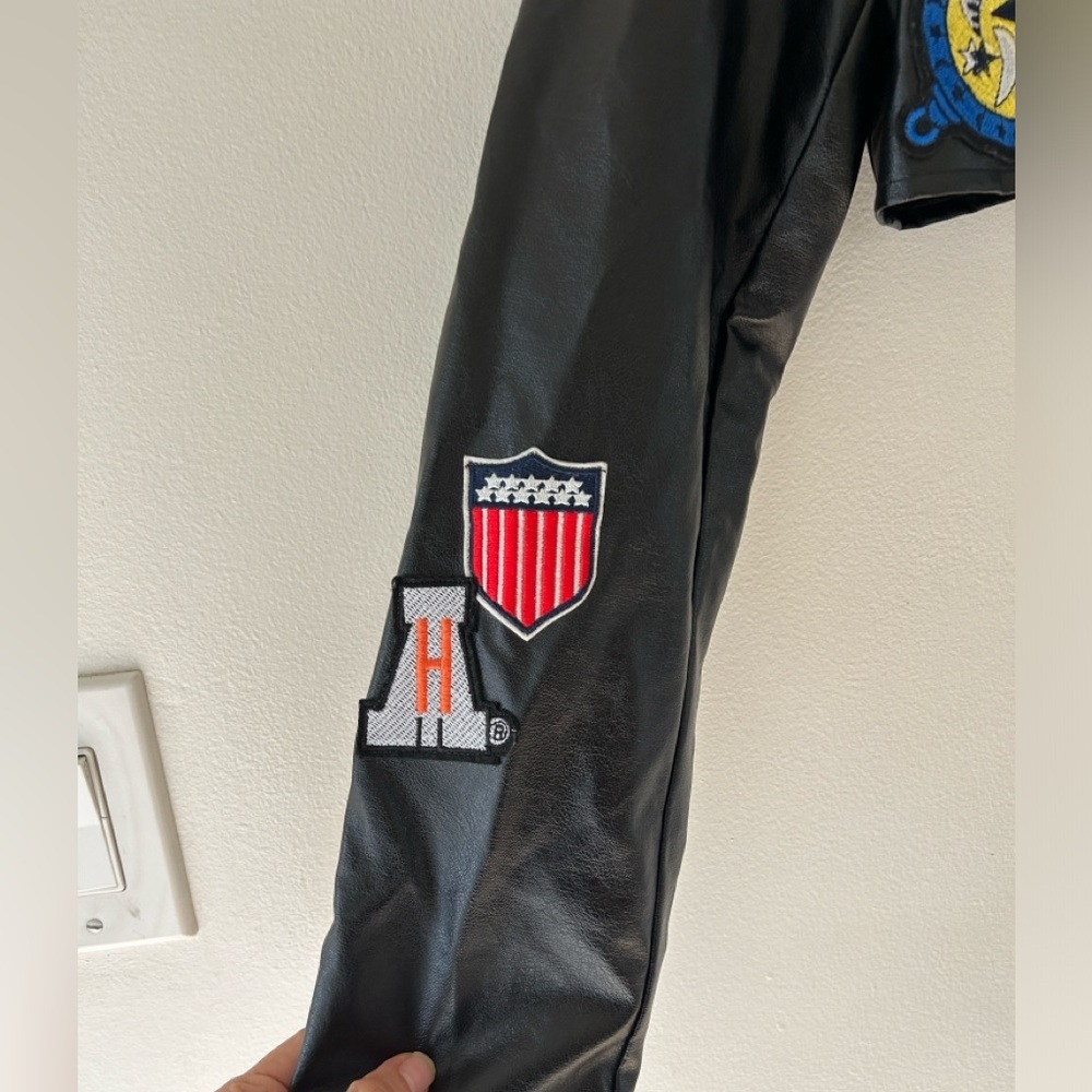 Hot & Delicious Black jacket with Colorful Patches - Picture 7 of 15
